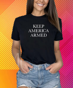 Rob Smith Wearing Keep America Armed T-Shirt