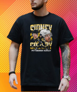 Sidney Crosby Pittsburgh Vintage Wht T-Shirt
