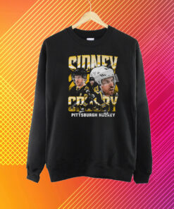 Sidney Crosby Pittsburgh Vintage Wht T-Shirt