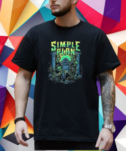 Simple Plan Halloween Tombstone T-Shirt