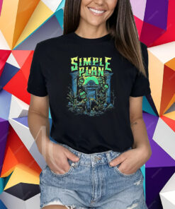 Simple Plan Halloween Tombstone T-Shirt