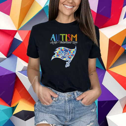 Tampa Bay Buccaneers Nfl Autism Awareness Accept Understand Love Shirt