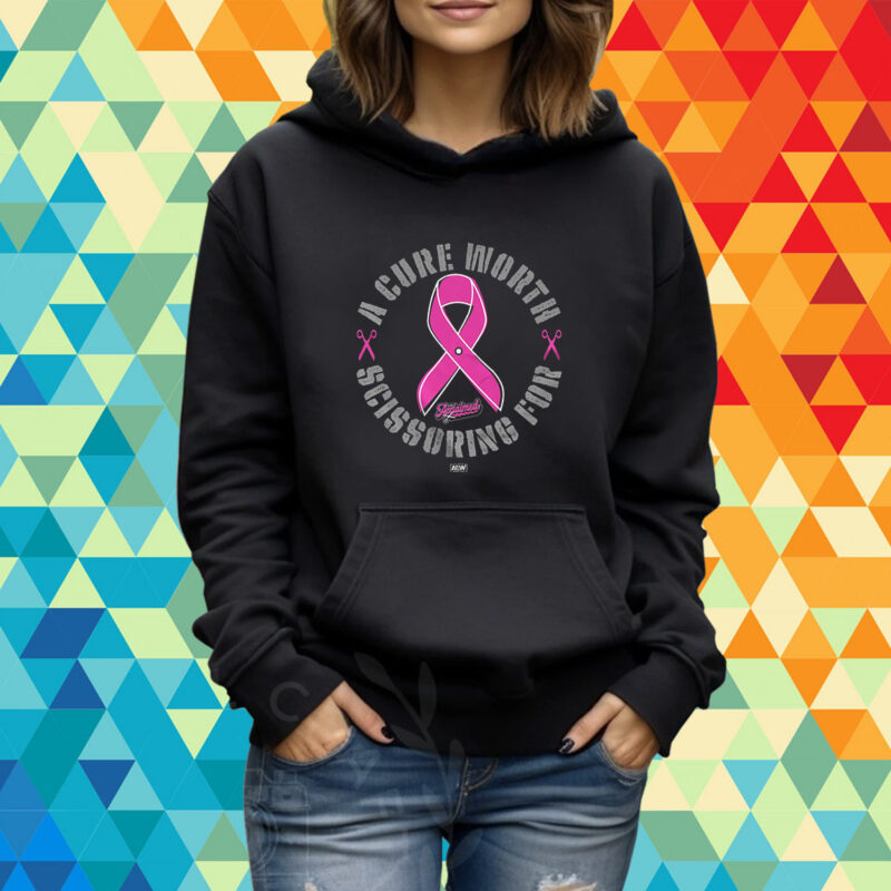 The Acclaimed A Cure Worth Scissoring For 100 Royalties Donated To The Breast Cancer Research Foundation Shirt