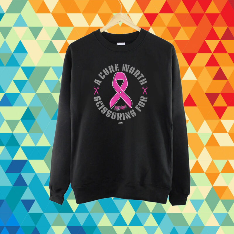 The Acclaimed A Cure Worth Scissoring For 100 Royalties Donated To The Breast Cancer Research Foundation Shirt