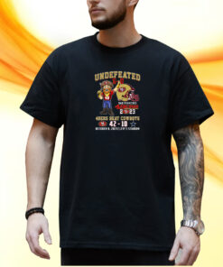 Underfeated 5-0 49ers Beat Cowboys 42-10 October 8 2023 T-Shirt