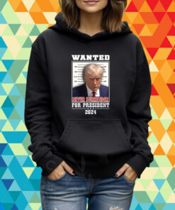 Wanted Never Surrender For President 2024 T-Shirt