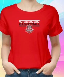 Wisconsin Badgers Women’s Basketball 50 Seasons T-Shirt
