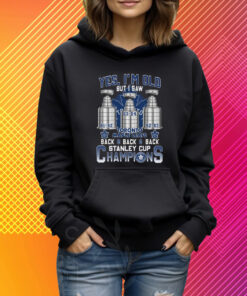 Yes I’m Old But I Saw Toronto Maple Leafs Back 2 Back 2 Back Stanley Cup Champions T-Shirt