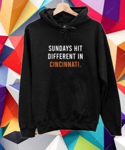 sundays Hit Different In Cincinnati Bengals Shirt