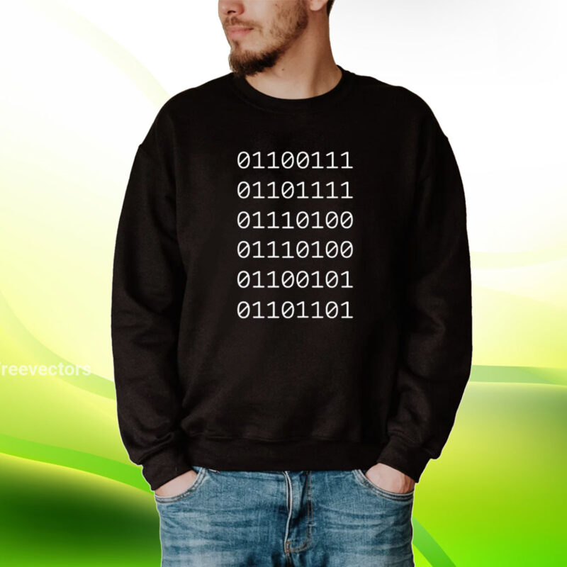 01101101 Binary Gottem Tee Shirt