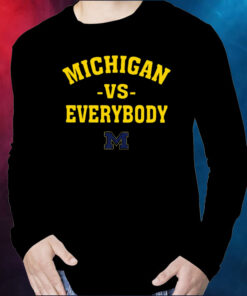 Roman Wilson Michigan Vs Everybody Long Sleeve Shirt