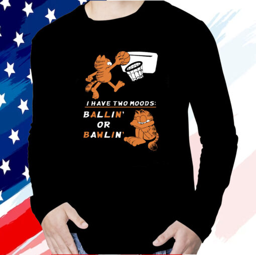 Garfield Two Moods Long Sleeve Shirt