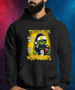 Grinch They Hate Us Because They Ain’t Us Wolverines Hoodie T-Shirt