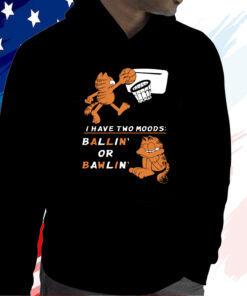 Garfield Two Moods Hoodie Shirt