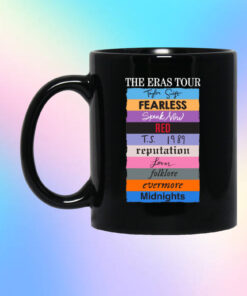 The Eras Tour Taylor Swift Fearless Speak Now Red TS 1989 Reputation Lover Folklore Evermore Midnights Mug