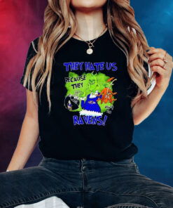 The Grinch They Hate Us Because They Ain’t Us Baltimore Ravens Hoodie Shirt