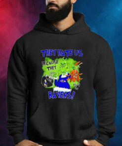 The Grinch They Hate Us Because They Ain’t Us Baltimore Ravens Hoodie Shirt