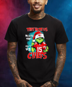 The Grinch They Hate Us Because They Ain’t Us Kansas City Chiefs Hoodie Shirt