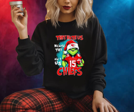 The Grinch They Hate Us Because They Ain’t Us Kansas City Chiefs Hoodie Shirt