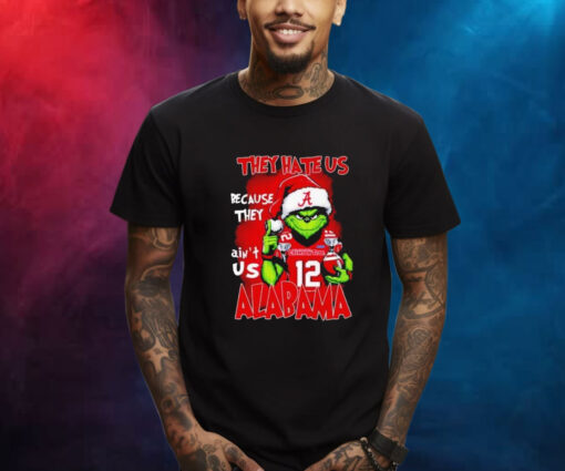 Santa Claus Grinch Alabama Crimson Tide T-Shirt