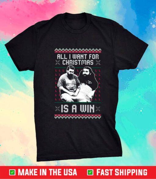 Pardon My Take All I Want For Christmas Is A Win Gift T-Shirt