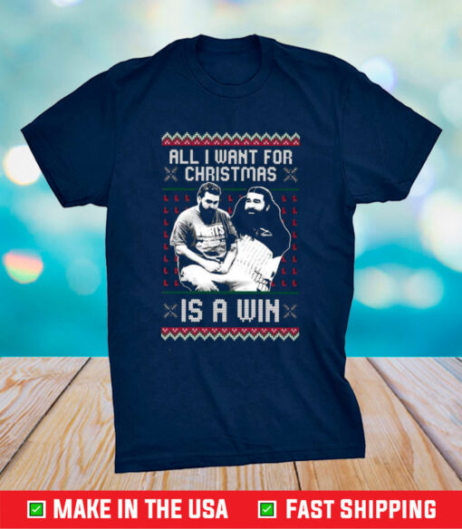 Pardon My Take All I Want For Christmas Is A Win Gift T-Shirt