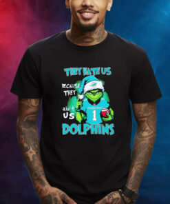 The Grinch They Hate Us Because They Ain’t Us Miami Dolphins Hoodie Shirt
