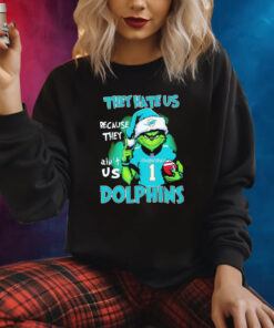 The Grinch They Hate Us Because They Ain’t Us Miami Dolphins Hoodie Shirt