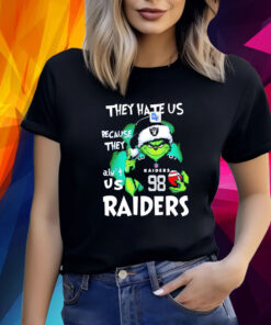 The Grinch They Hate Us Because They Ain’t Us Las Vegas Raiders Shirts