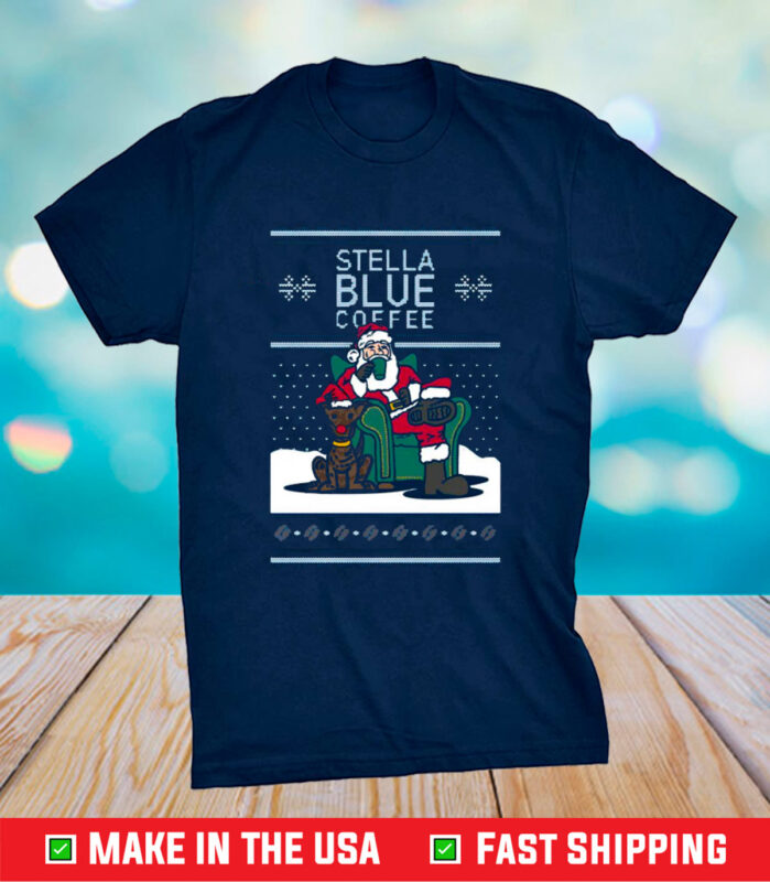 Stella Blue Coffee Ugly T-Shirt