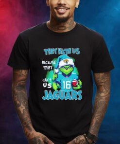 The Grinch They Hate Us Because They Ain’t Us Jacksonville Jaguars Shirt
