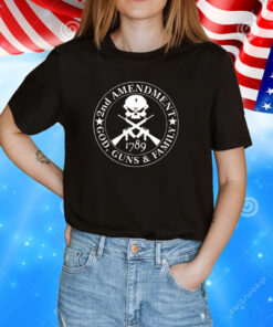 2Nd Amendment God Guns Family Tee Shirt