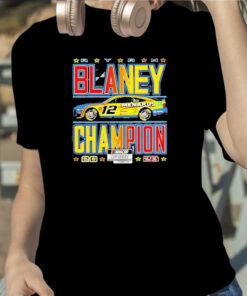 Ryan Blaney 2023 NASCAR Cup Series Champion Trophy TShirt