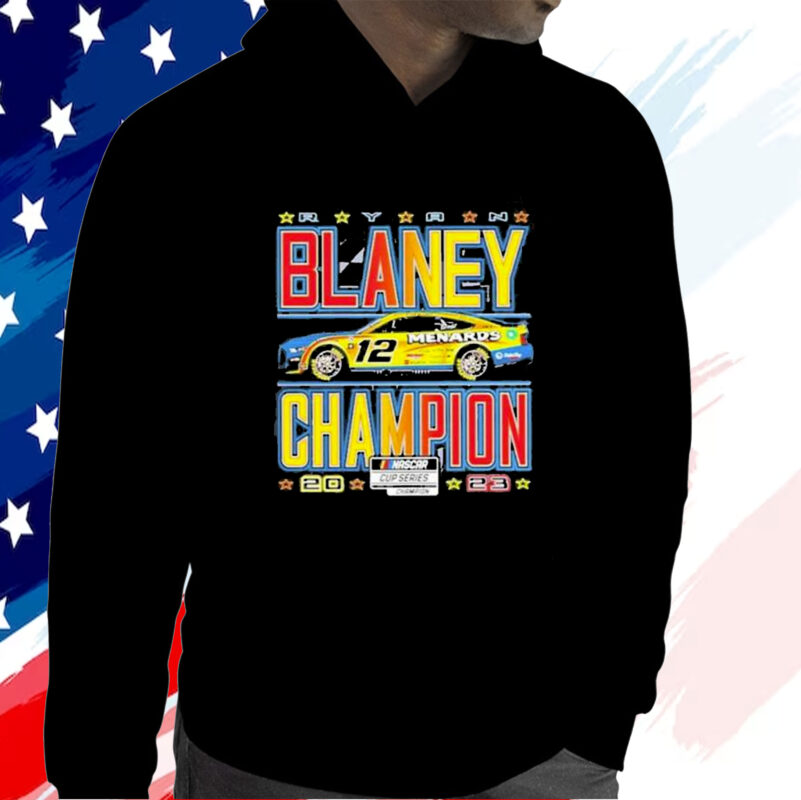 Ryan Blaney 2023 NASCAR Cup Series Champion Trophy Hoodie Shirt