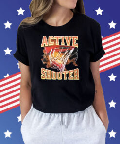 Active Shooter Basketball Tee Shirt