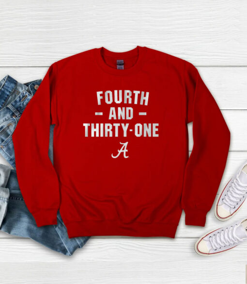 Alabama 4th and 31 Iron Bowl T-Shirts