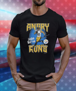 Angry Runs Steelers Jaylen Warren Tee Shirt