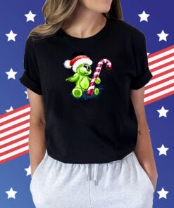 Bear Gummy And Candy Cane Christmas Shirts