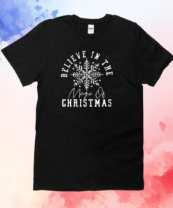 Believe In The Magic Christmas Casual Tee Shirt