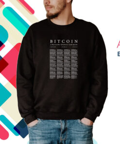 Bitcoin A Peer-To-Peer Electronic Cash System Tee Shirt