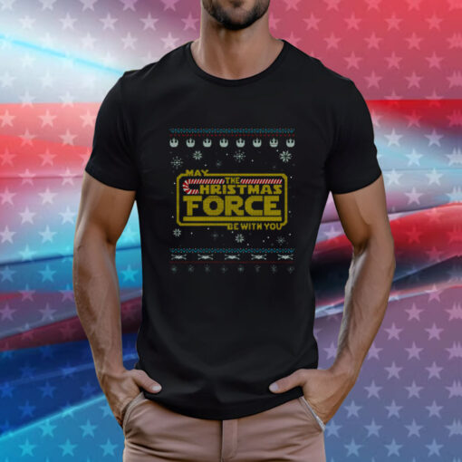 Christmas Force Geeky Christmas Star Wars T-Shirts