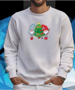 Christmas Gnomes And Tree Tee Shirt