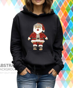 Christmas Santa Claus Print Casual Hoodie Shirt