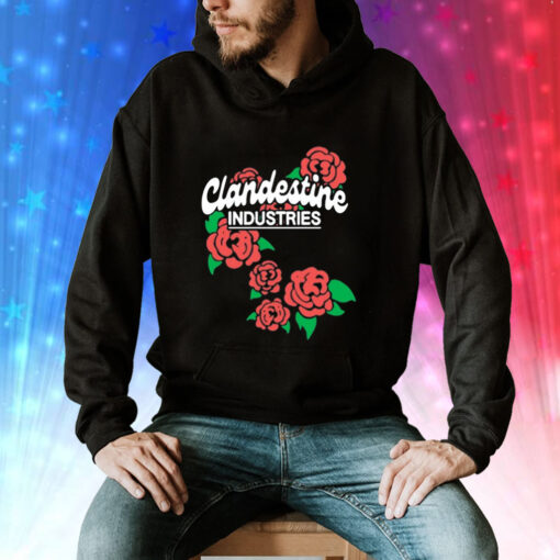 Clandestineindustries Band Of Roses Hoodie T-Shirt