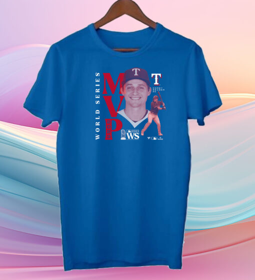 Corey Seager Texas Rangers 2023 World Series Champions Mvp Tee Shirt