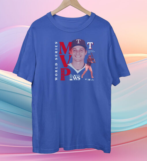 Corey Seager Texas Rangers 2023 World Series Champions Mvp Unisex Shirt