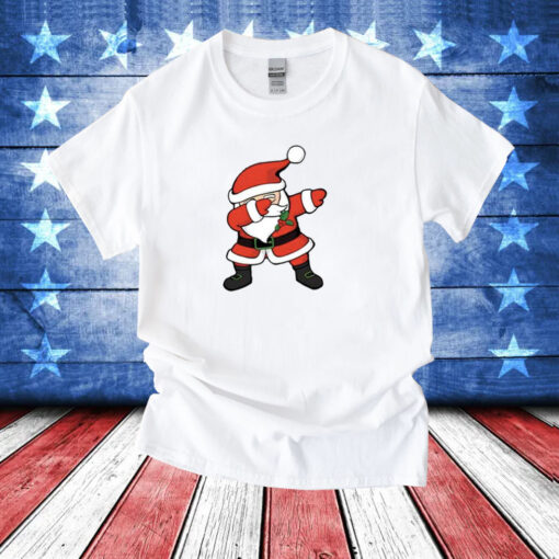 Dancing Dabbing Santa Claus Christmas T-Shirt