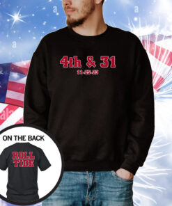 Dave Portnoy 4Th & 31 11 25 23 Roll Tide T-Shirts