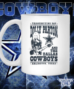 Dolly Parton Dallas Cowboys Arlington Mug