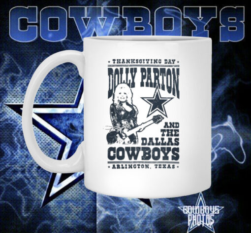 Dolly Parton Dallas Cowboys Arlington Mug